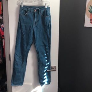 High rise skinny jeans